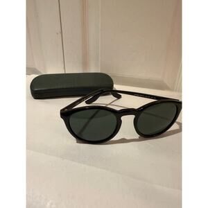 Chaps Round Gloss Black Sunglass Frames CP5002